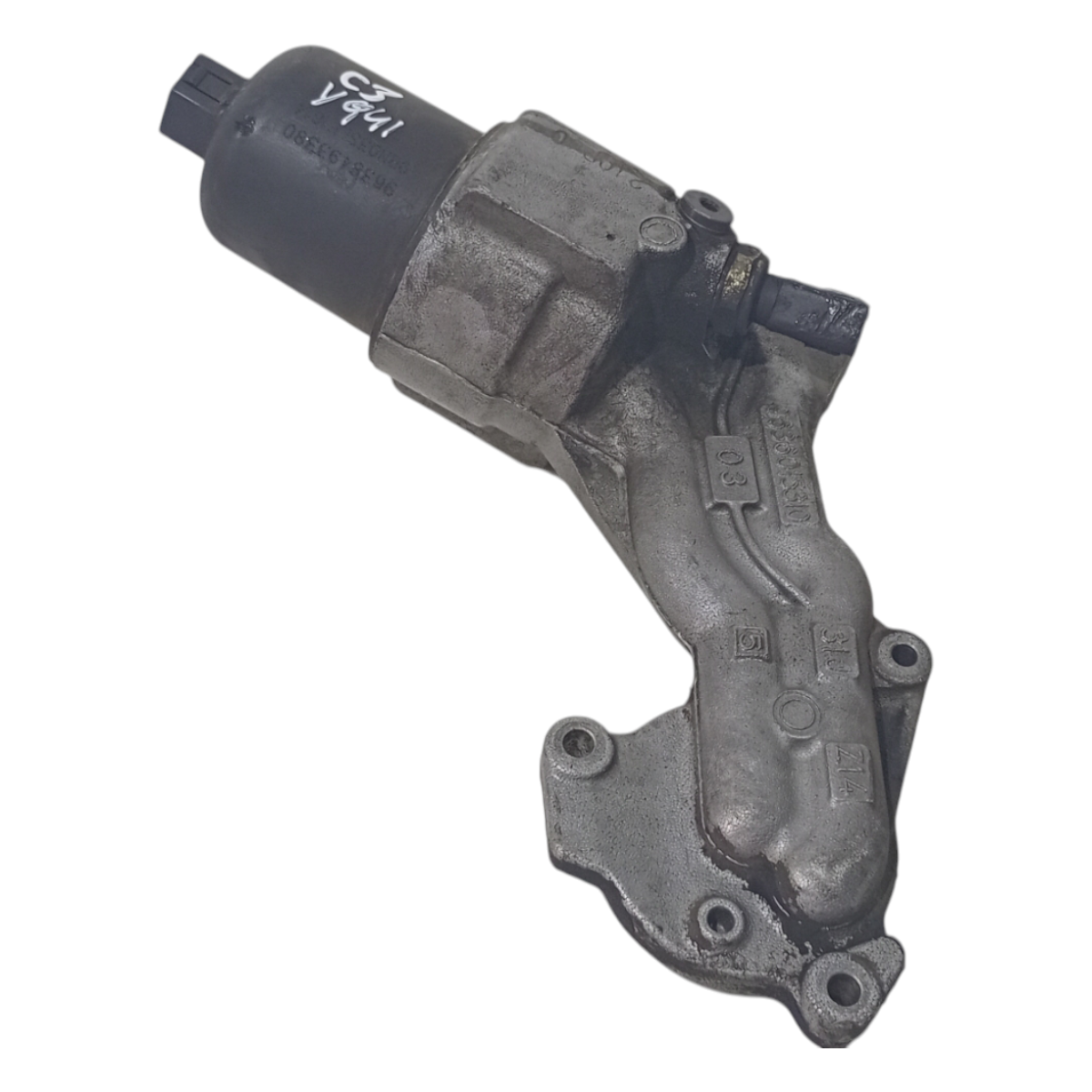 Suporte Filtro Oleo  Citroen C3 Exclusive  2004 2005 A 2011 5