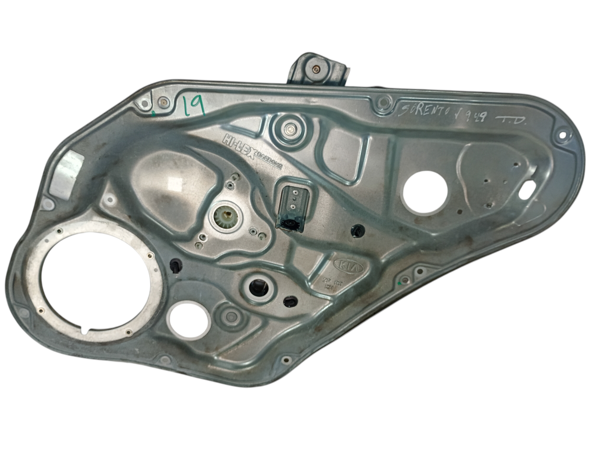 Máquina Vidro Traseiro Direito Kia Sorento 2010/2015 s/motor
