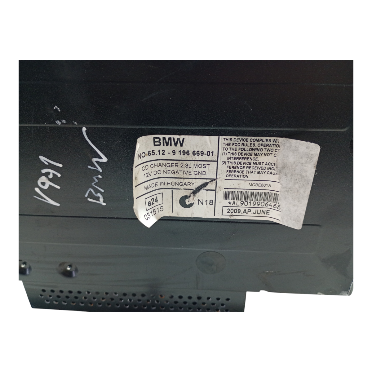 Disqueteira Cd Player Bmw 325i 320i 2007 A 2012 2