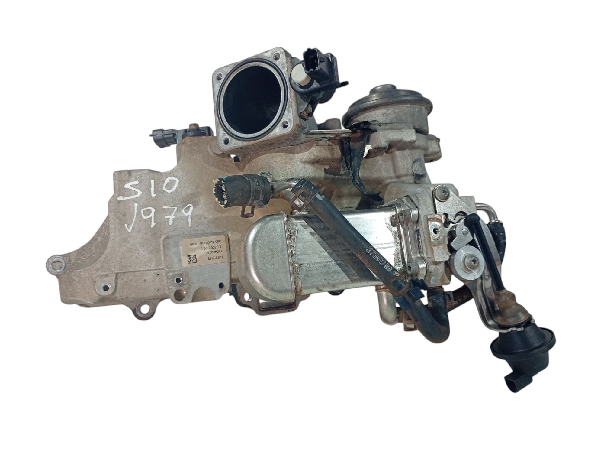 Coletor Admissão Egr Resfriador S10 2.8 180cv 12 2013 Diesel