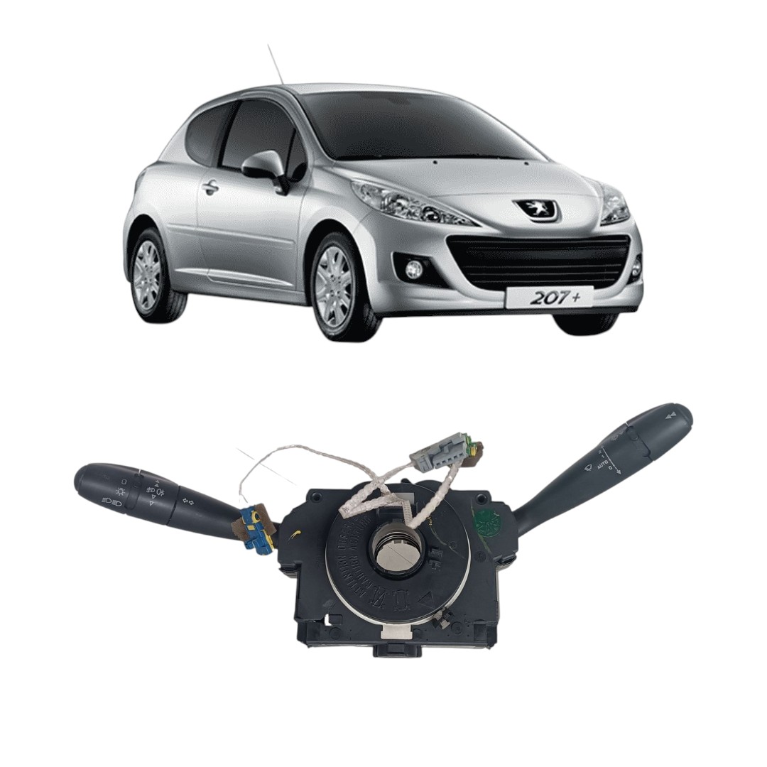 Comando Limpador Chave Setas Peugeot 207 2007 2009