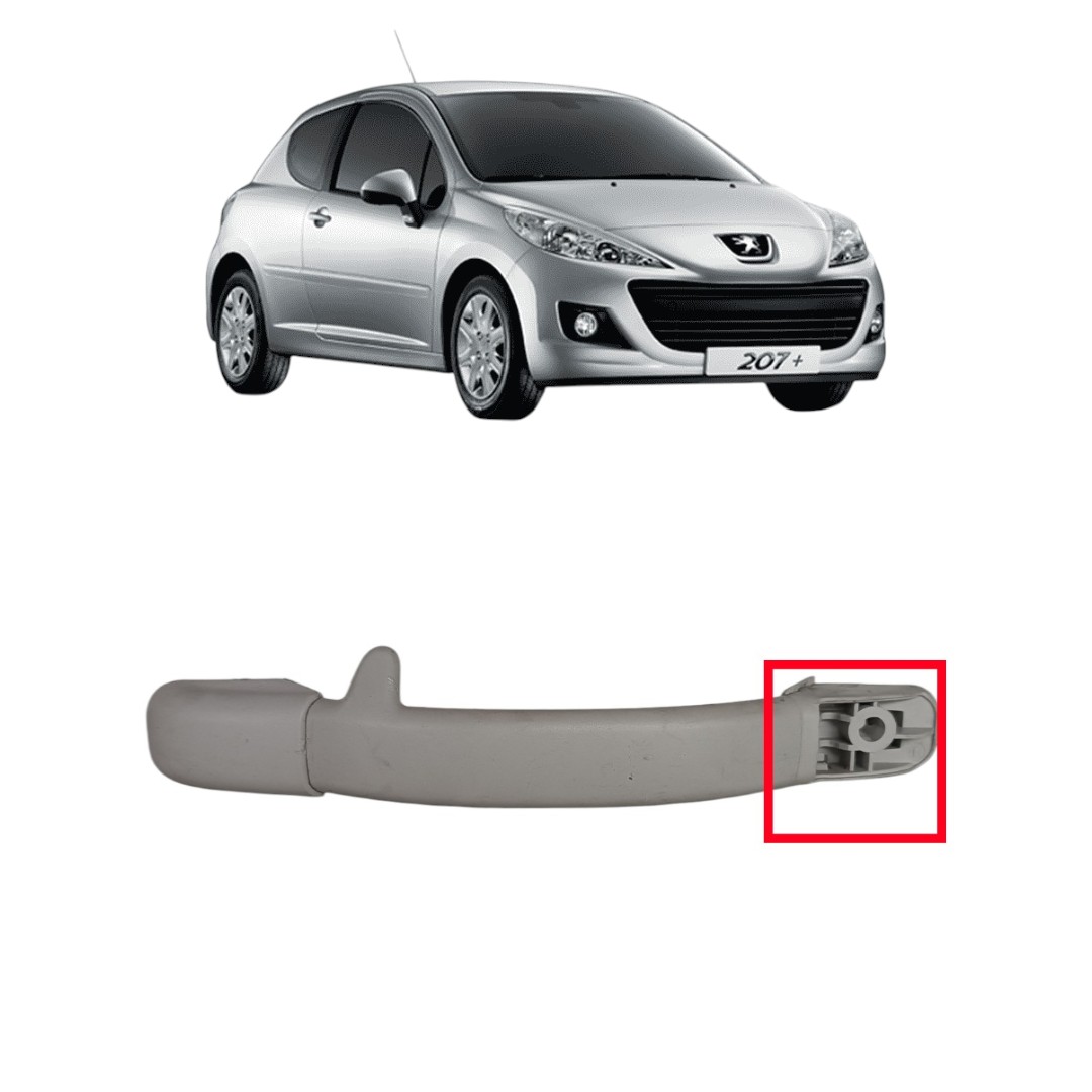 Alça Puxador Teto PQP C/Detalhe Peugeot 207 2009 2011