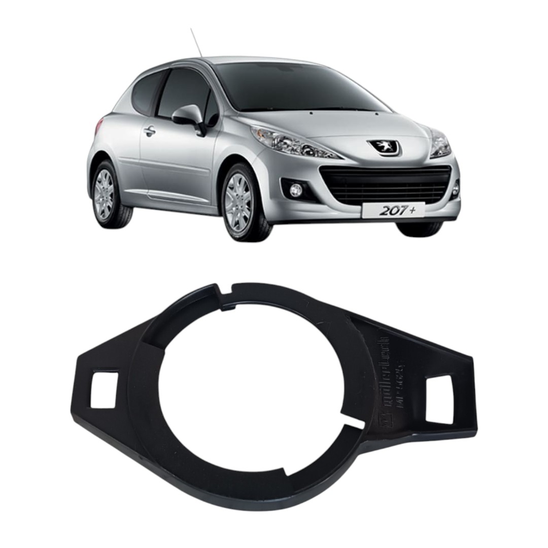 Moldura Interna Auto Falante Direito Peugeot 207 2009 2012 Preto