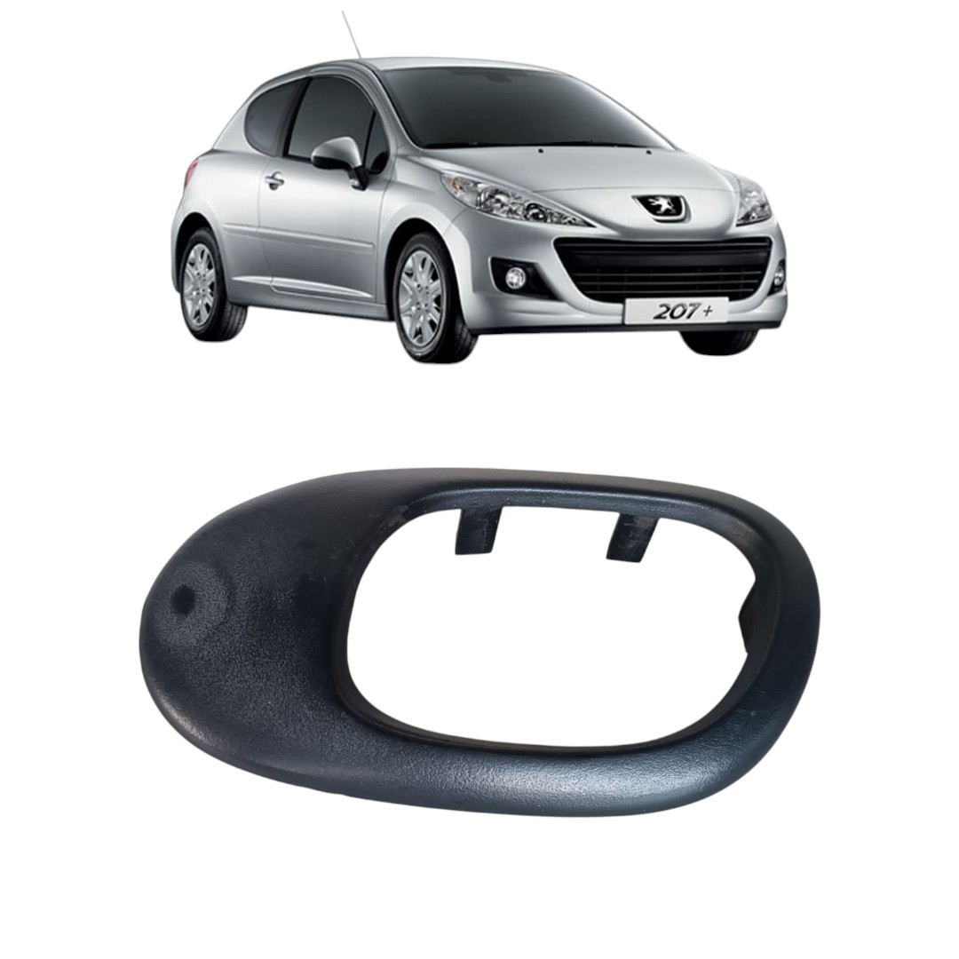Moldura Maçaneta Interna Dianteira Direita Peugeot 207 08/10 Dianteira