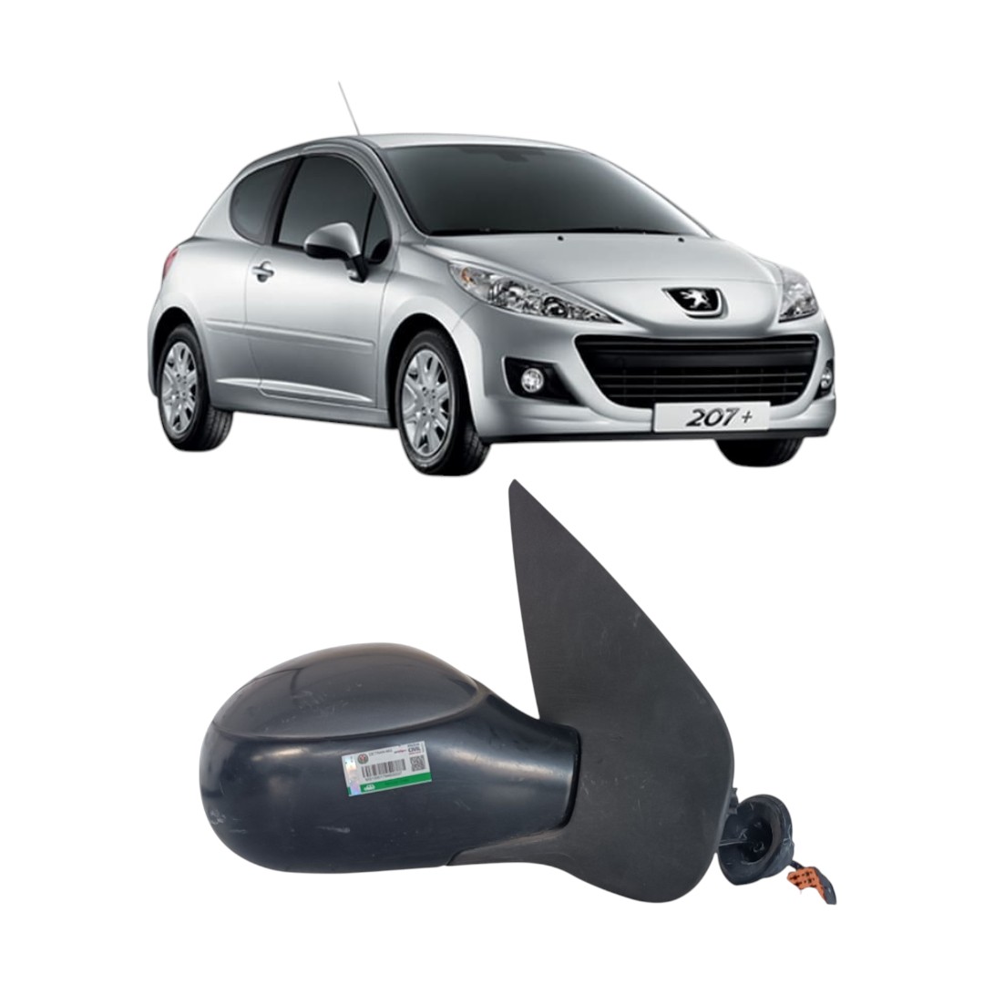 Retrovisor Elétrico Direito Peugeot 207 2009 2014