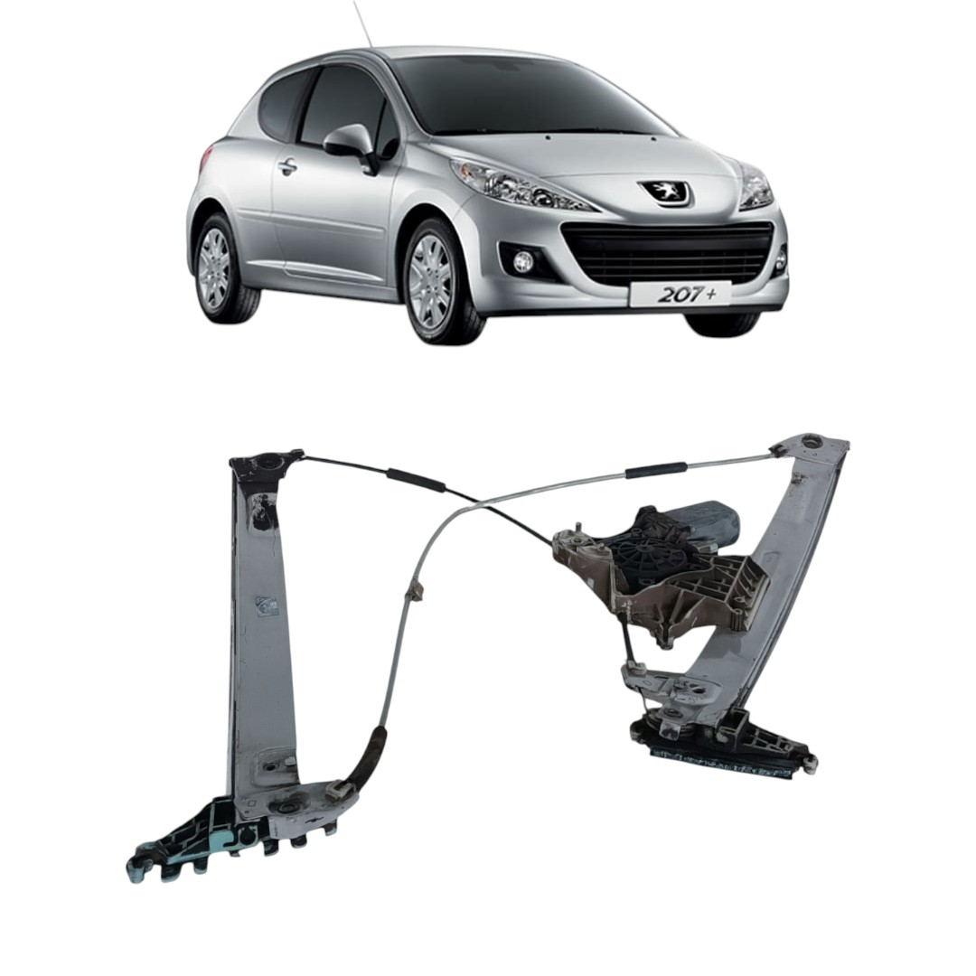 Máquina Vidro Dianteira Direita Peugeot 207 2010 2011
