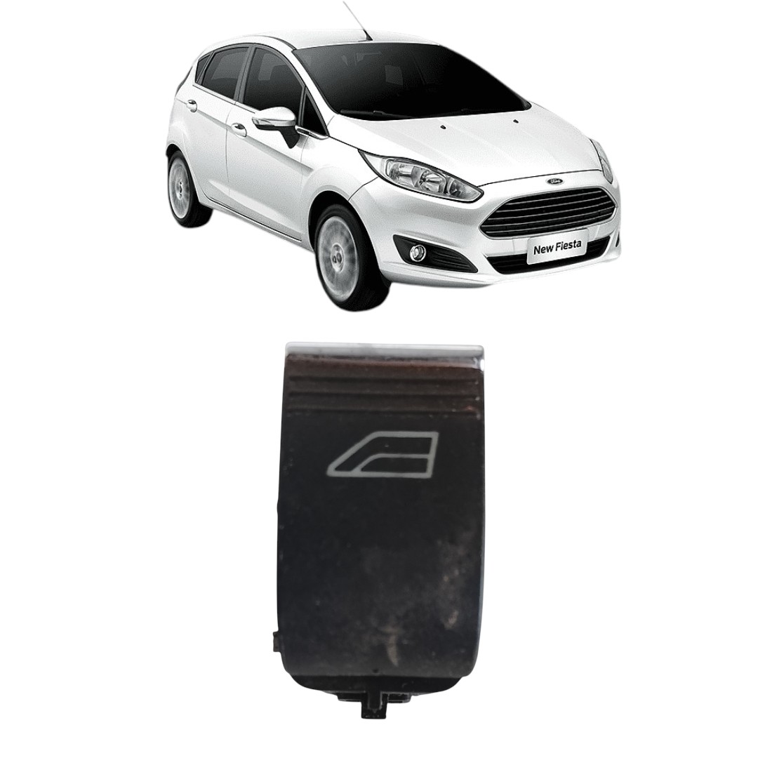 Botão Vidro Elétrico Dianteiro Direito Ford Fiesta 2014 2019