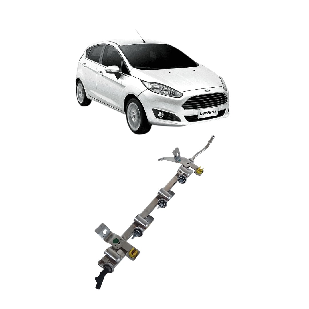flauta bicos injetor Ford fiesta 2013 2019