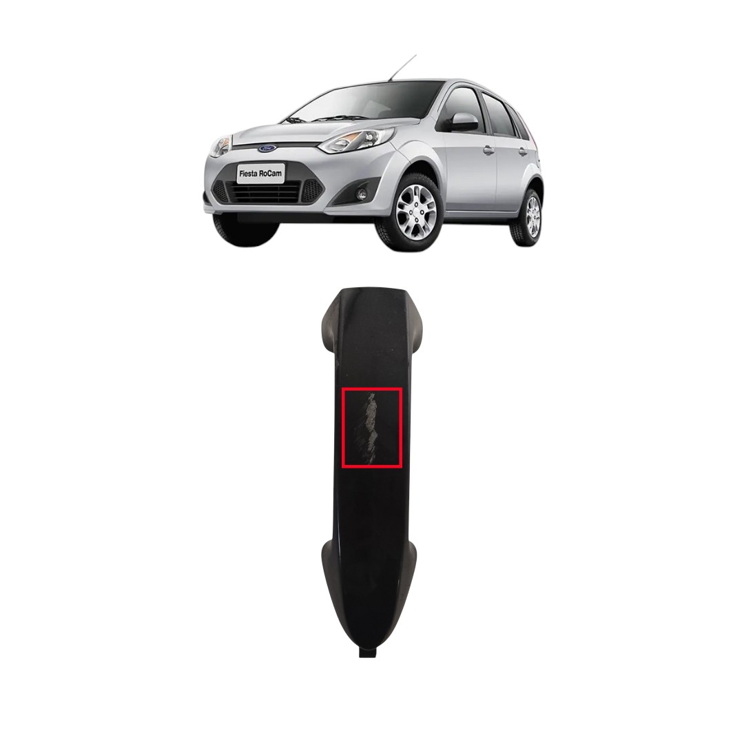 Maçaneta Externa Tras Direito C/detalhe Ford Fiesta 03/14