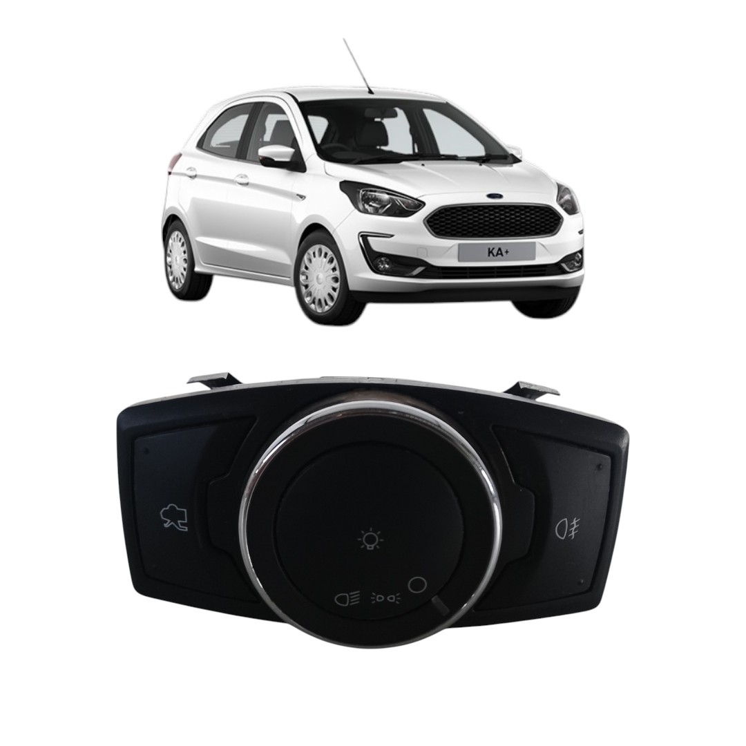 botão chave luz Ford Ka 2015 2021