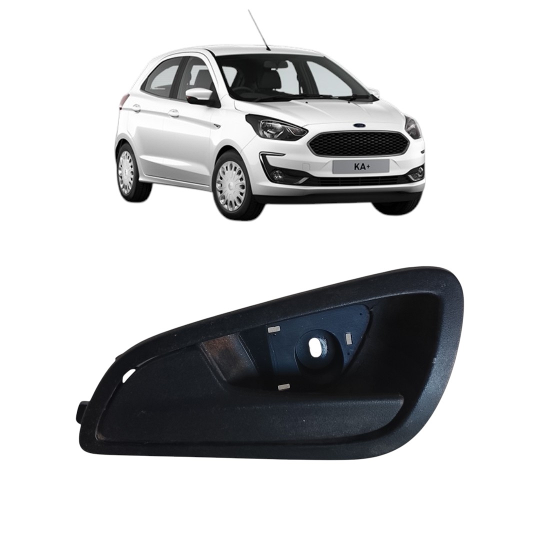 Maçaneta Interna Dianteiro Esquerdo Ford Ka 2015 2019 Preta Dianteira