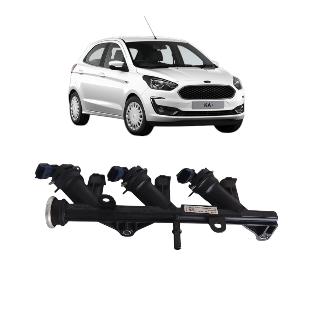 flauta bicos injetor Ford Ka 1.0 2015 2018