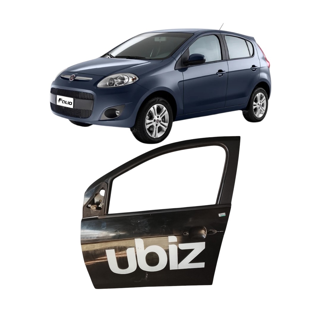 Porta Dianteira Esquerda Fiat Palio 2008 2012 Dianteira Esquerdo Preto