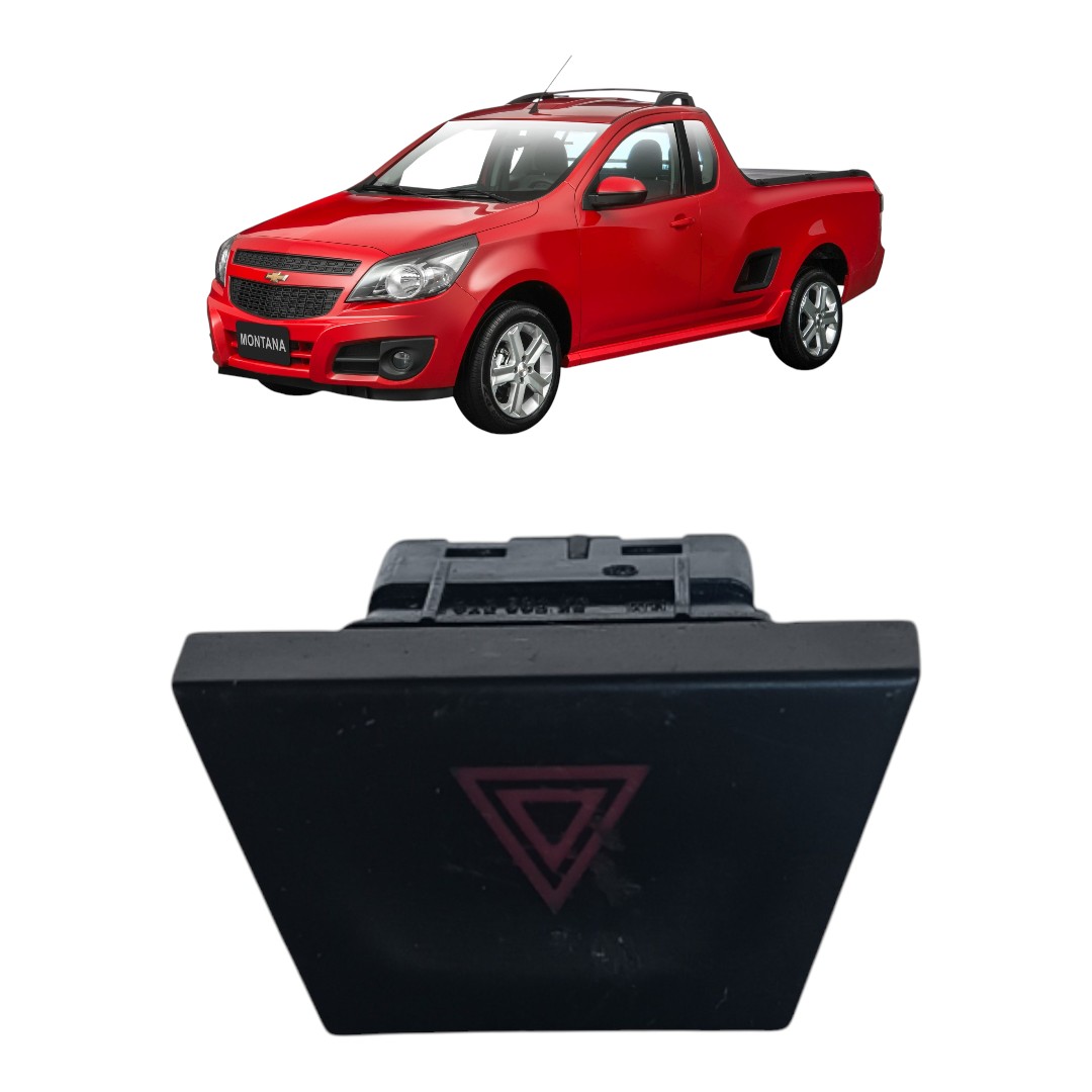 Botão Interruptor Pisca Alerta Chevrolet Montana 2013 2019