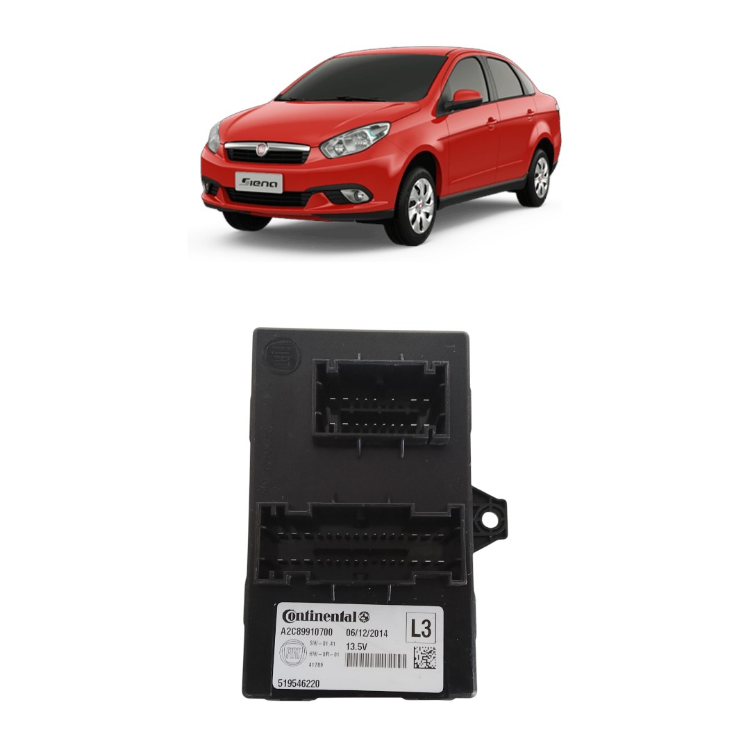 Módulo Central Conforto Fiat Siena Attractive 2014 2015