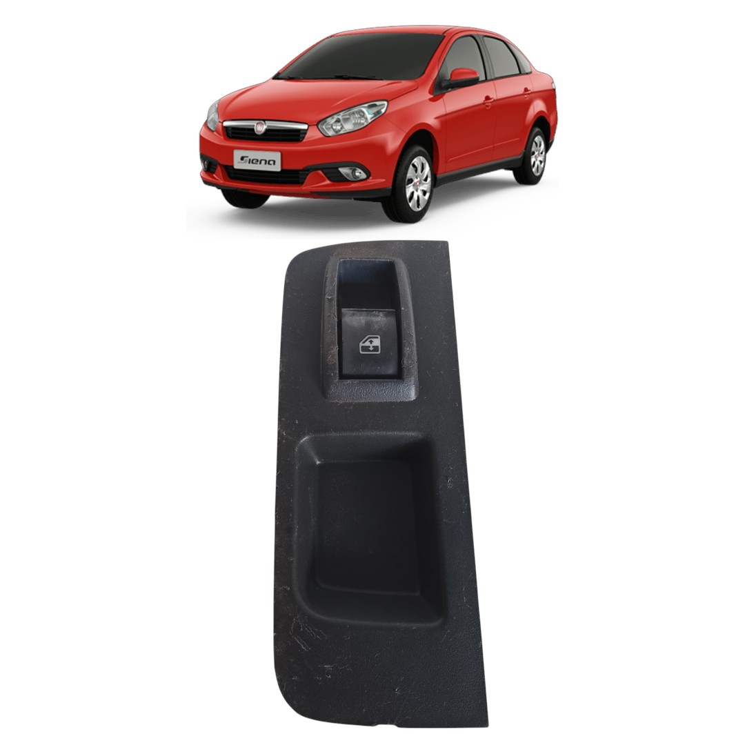 Botão Vidro Elétrico Dianteiro Direito Fiat Siena Attractive 13/17