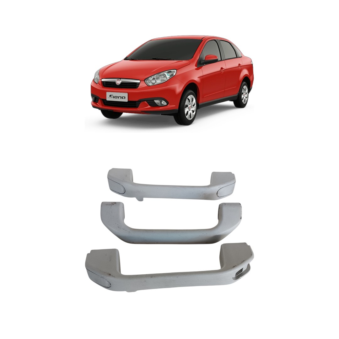 kit 3 alça teto pqp Fiat Siena attractive 2014 2015