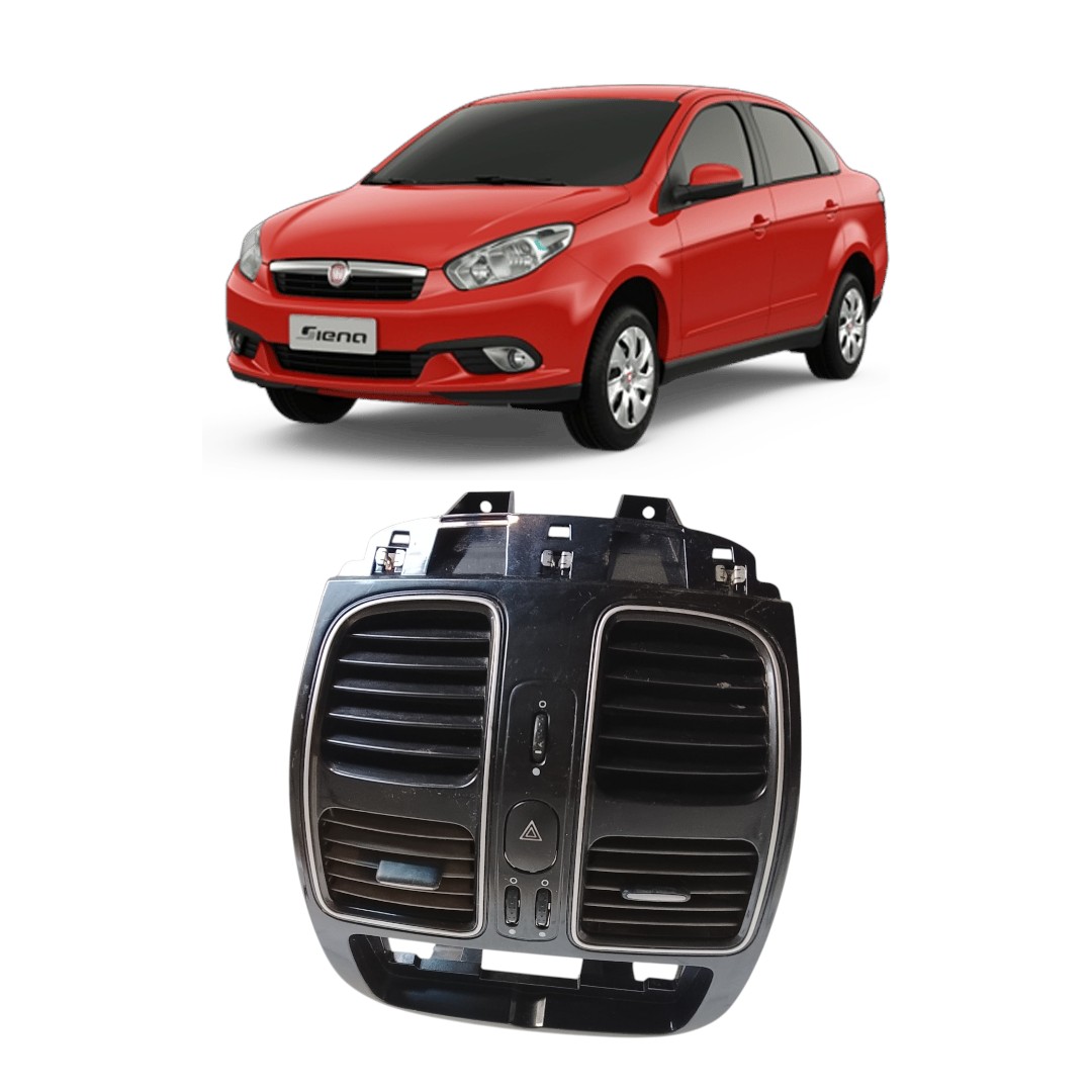 Moldura Painel Difusor Ar Fiat Siena Attractive 2012 2021