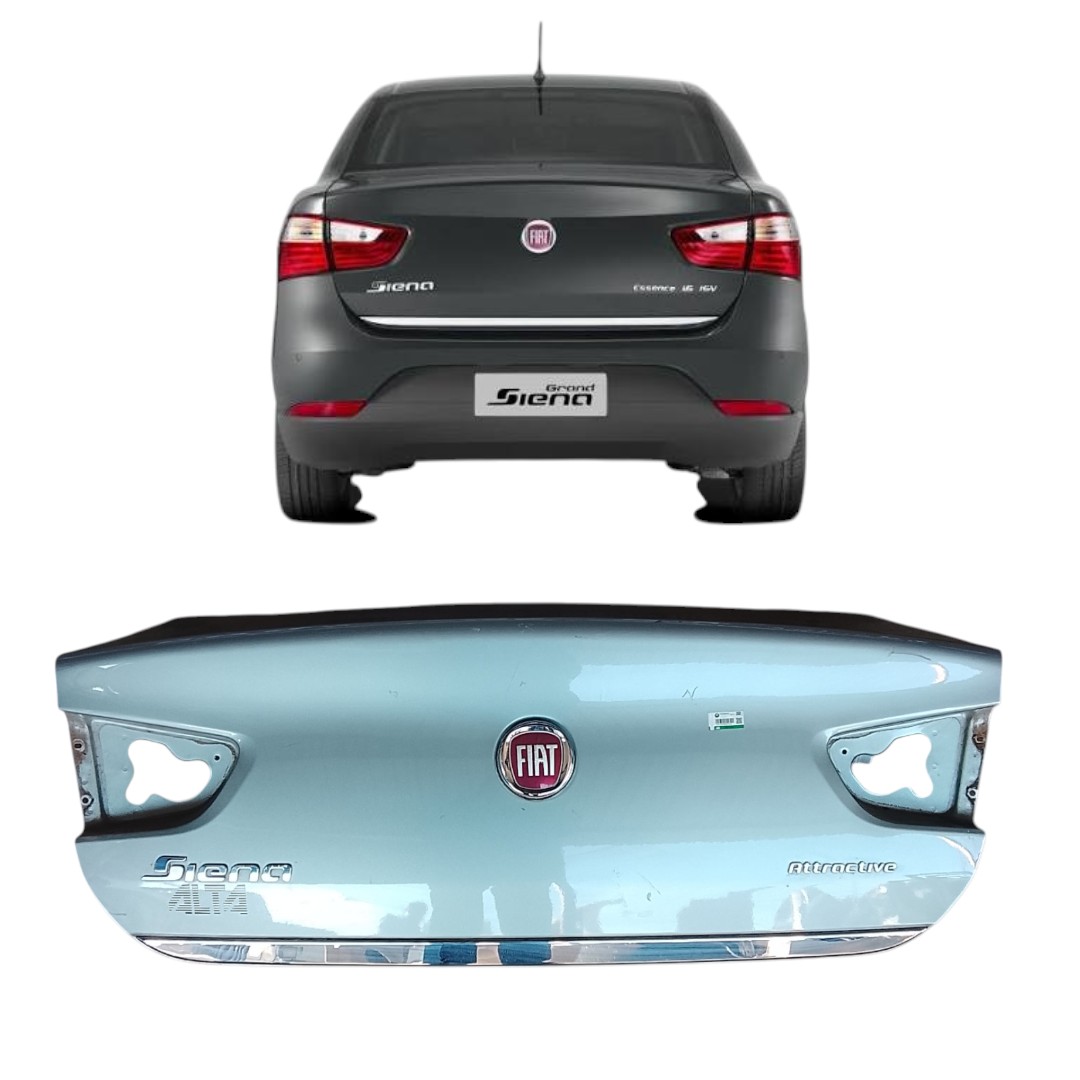 tampa traseira Fiat Siena attractive 2014 2015