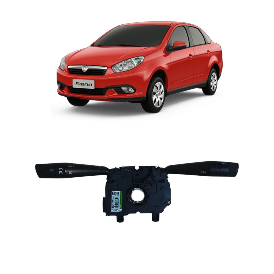 Comando Chave Limpador Setas Fiat Siena Attractive 2015 2019