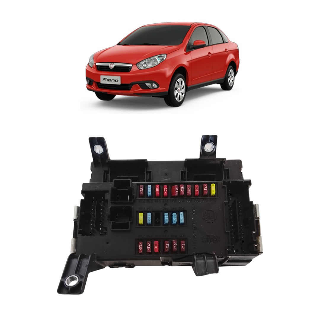 Caixa Fusíveis C/detalhe Fiat Siena Attractive 1.4 2014 2015