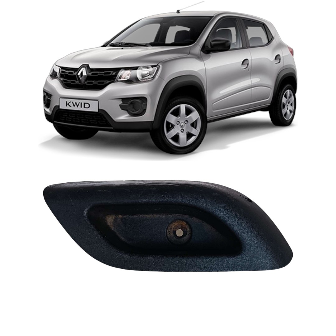 Puxador Interno Porta Esquerda Renault Kwid 2017 2022 Preto