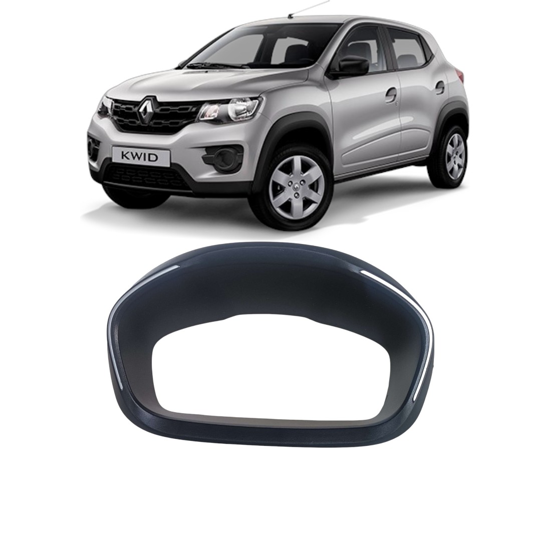Moldura Painel De Instrumentos Renault Kwid 2017 2024 Preto
