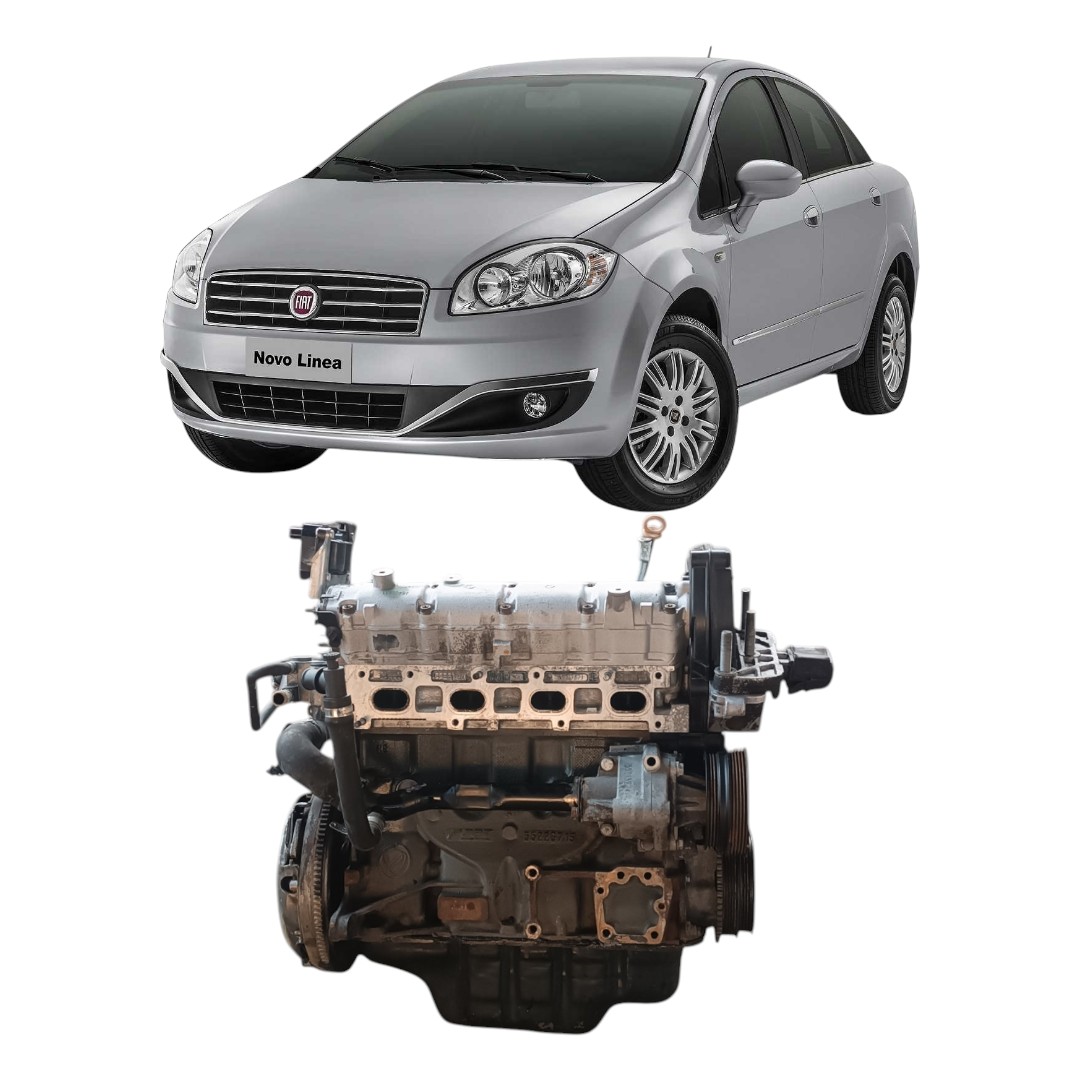 Motor Parcial Completo Fiat Linea 1.9 2008 2011