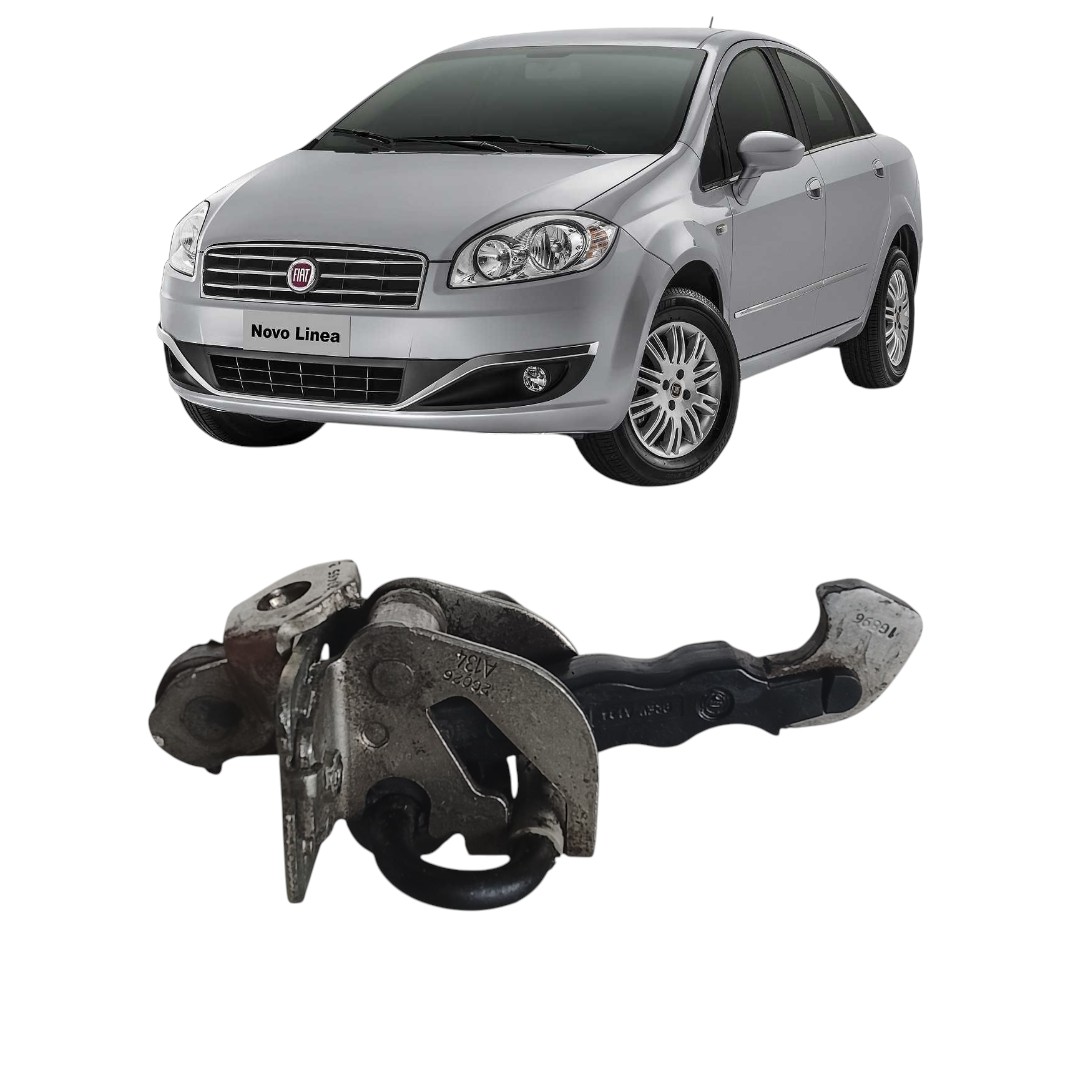 limitador porta dianteira esquerda Fiat Linea 2009 2011