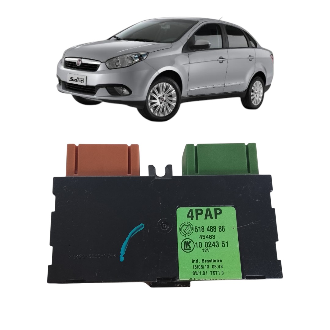 Módulo Central Conforto Fiat Siena Essence 2012 2016