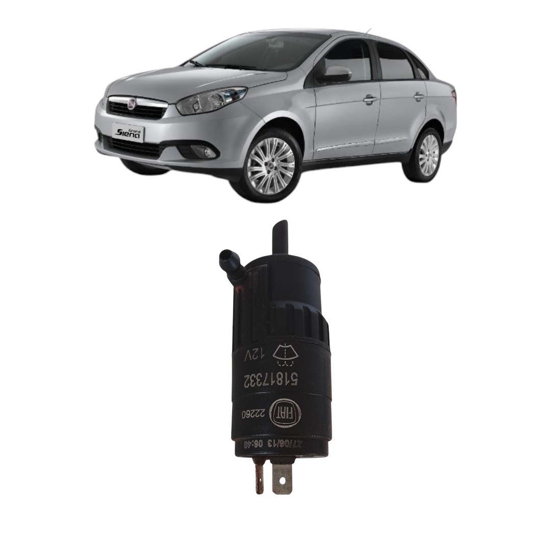 motor bomba esguicho parabrisa Fiat Siena 2013 2014
