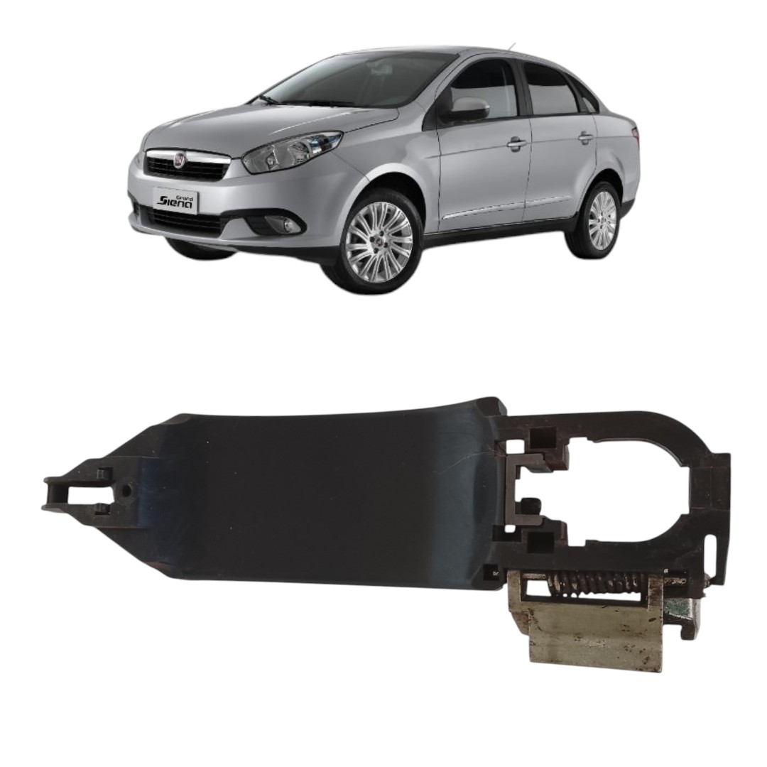 suporte maçaneta externa traseiro direito Fiat Siena 2013 2017