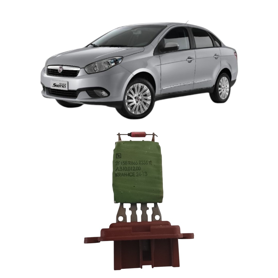 resistência ar condicionado Fiat Siena essence 2013 2014