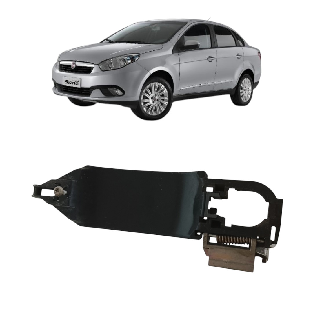 suporte maçaneta externa dianteiro direito Fiat Siena 2013 2017