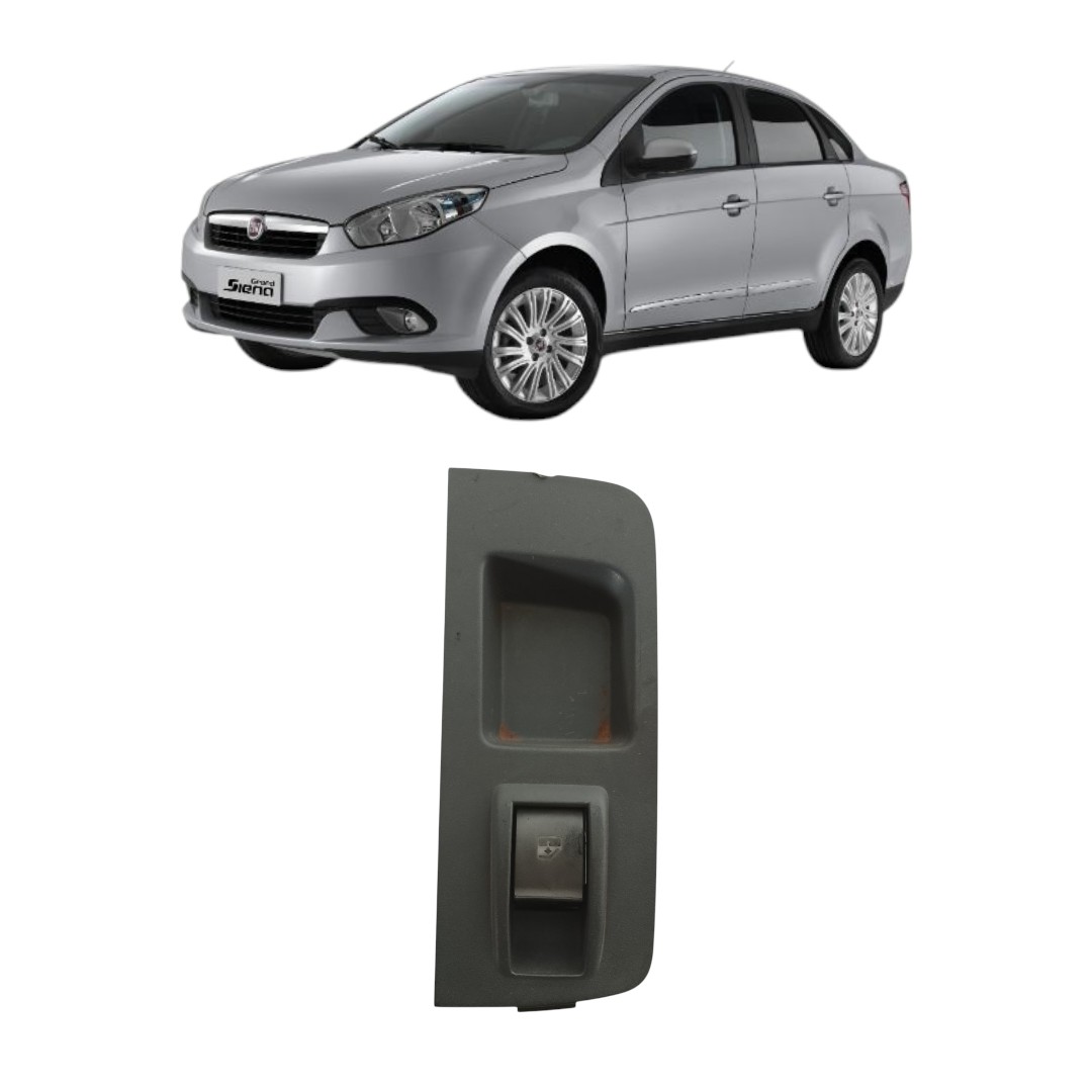 botão vidro elétrico dianteiro direito Fiat Siena 2012 2018