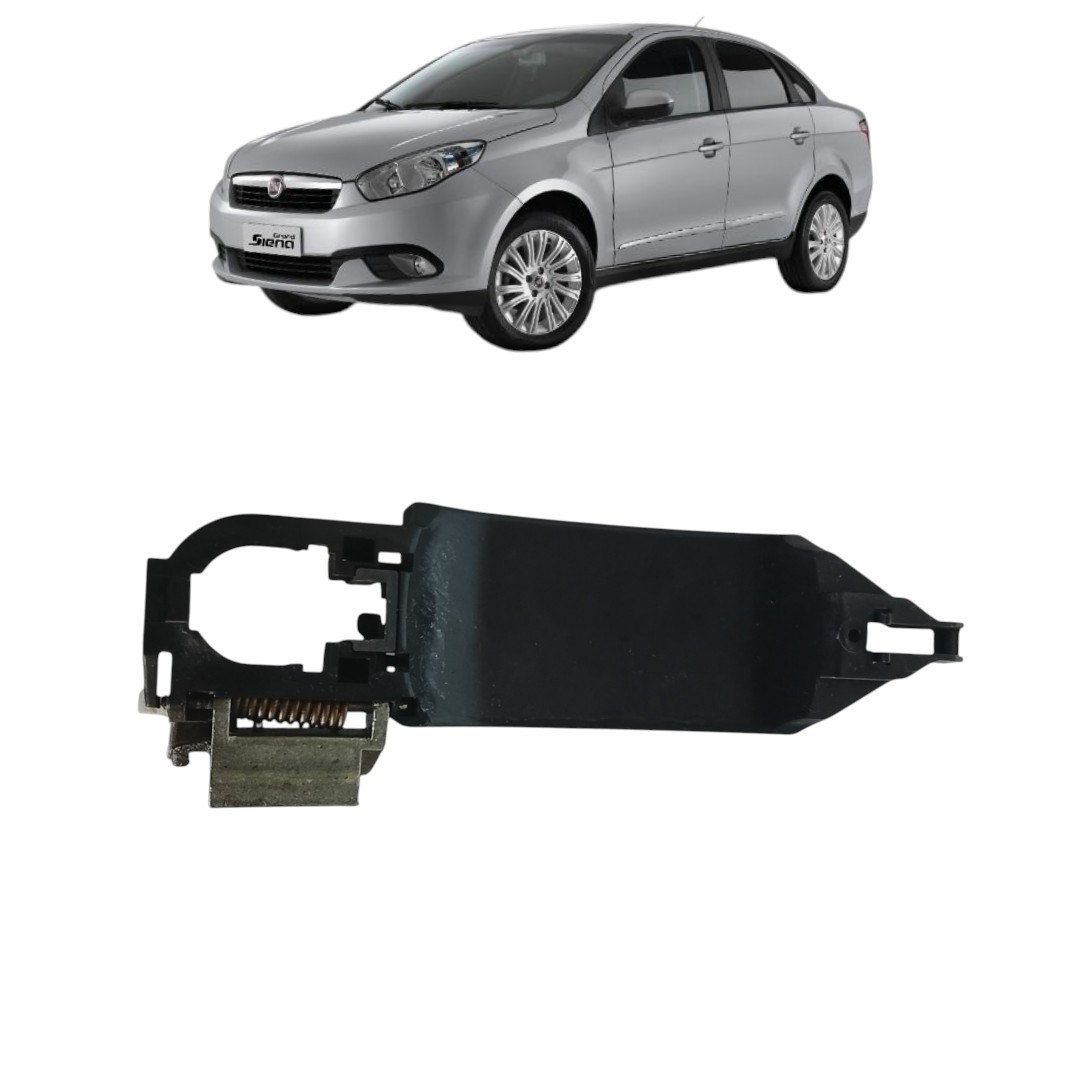 suporte maçaneta externa dianteiro esquerdo Fiat Siena 12/14