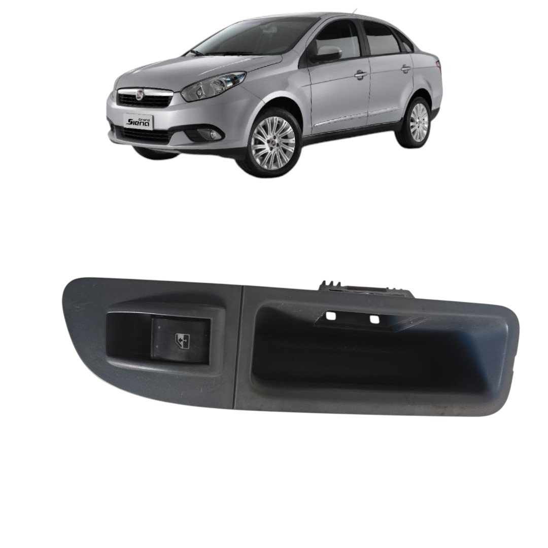 botão vidro elétrico traseiro direito Fiat Siena 2012 2021