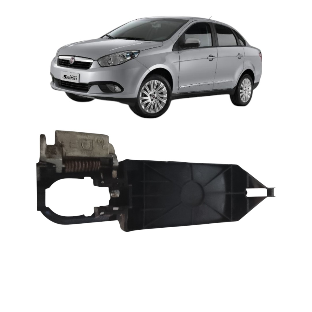 suporte maçaneta externa traseiro esquerdo Fiat Siena 2013 2014
