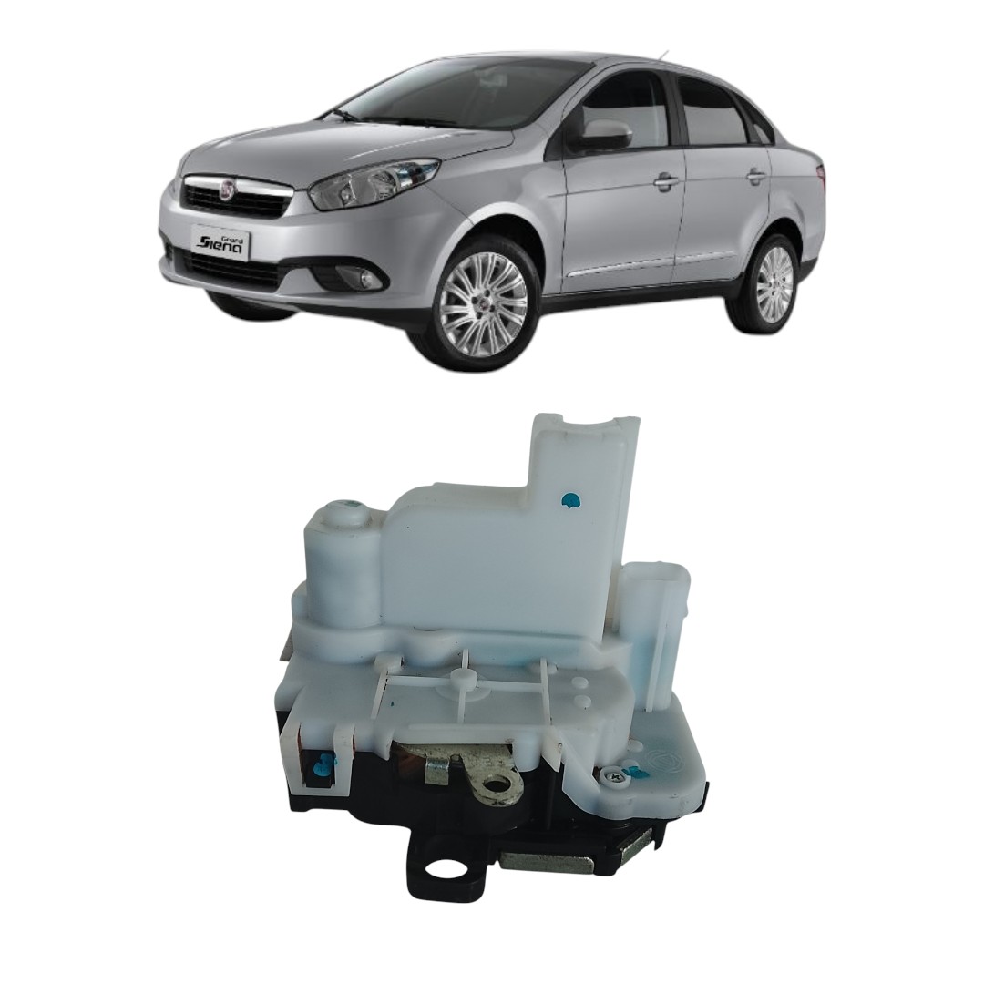 fechadura elétrica traseira esquerda Fiat Siena 2012 2017