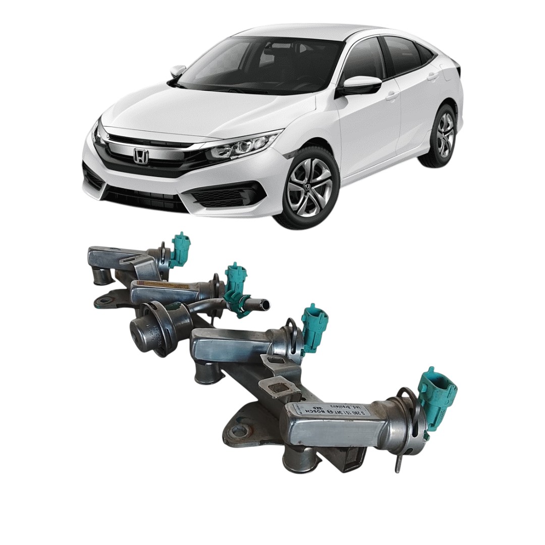Flauta Bico Injetor Honda Civic G10 2.0 2017 2021