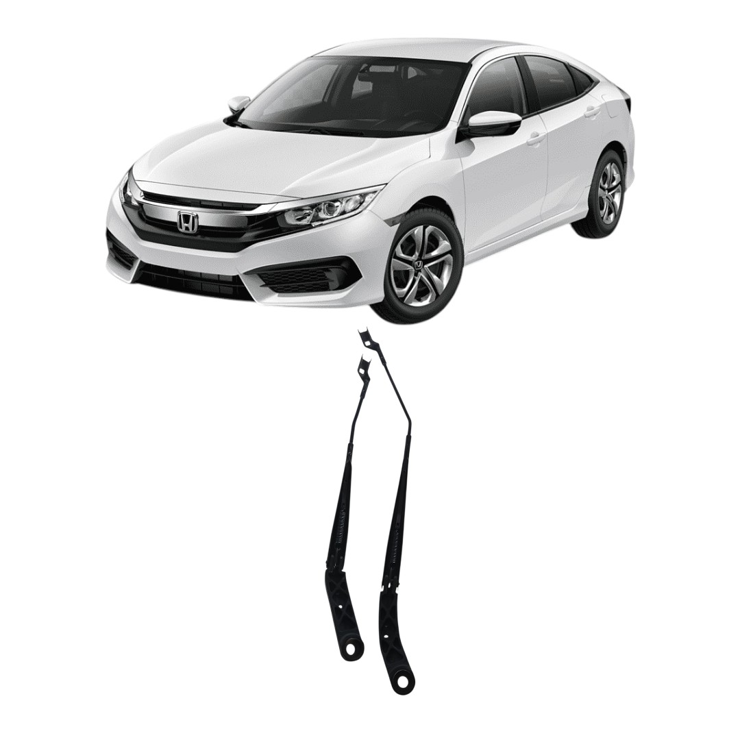Par Braço Limpador Parabrisa Honda Civic G10 2017 2019