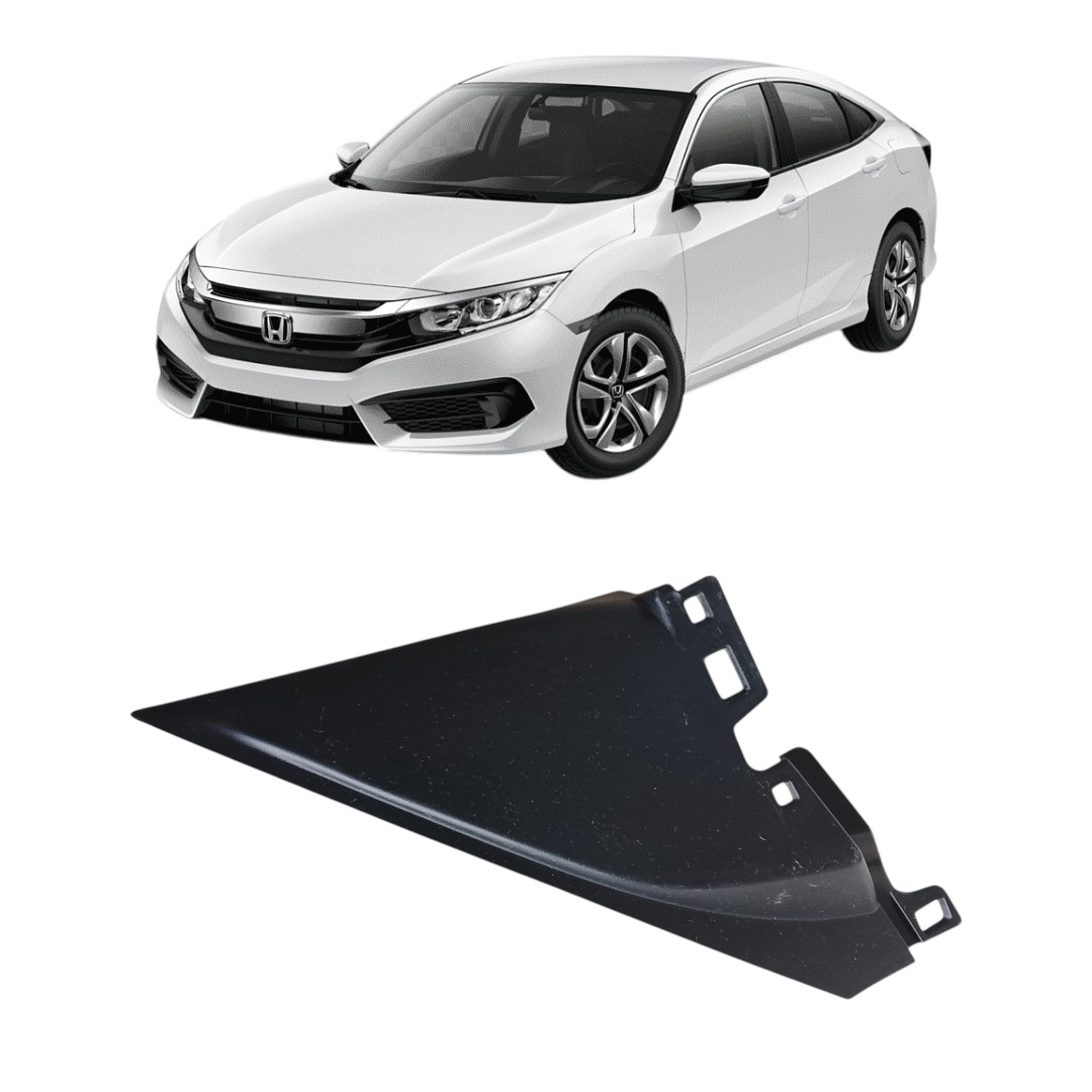 Moldura Interna Retrovisor Direito Honda Civic G10 2017 2021 Preto