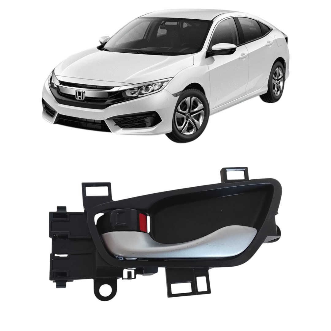Maçaneta Interna Traseiro Esquerdo Honda Civic G10 2017 2021 Traseira