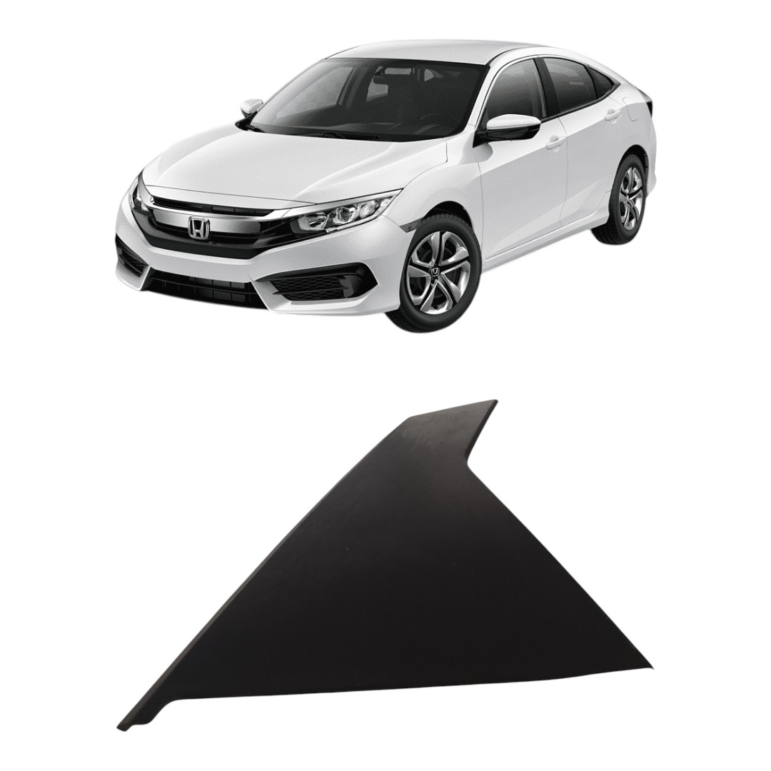 Acabamento Porta Traseira Direita Honda Civic G10 2017 2021 Preto