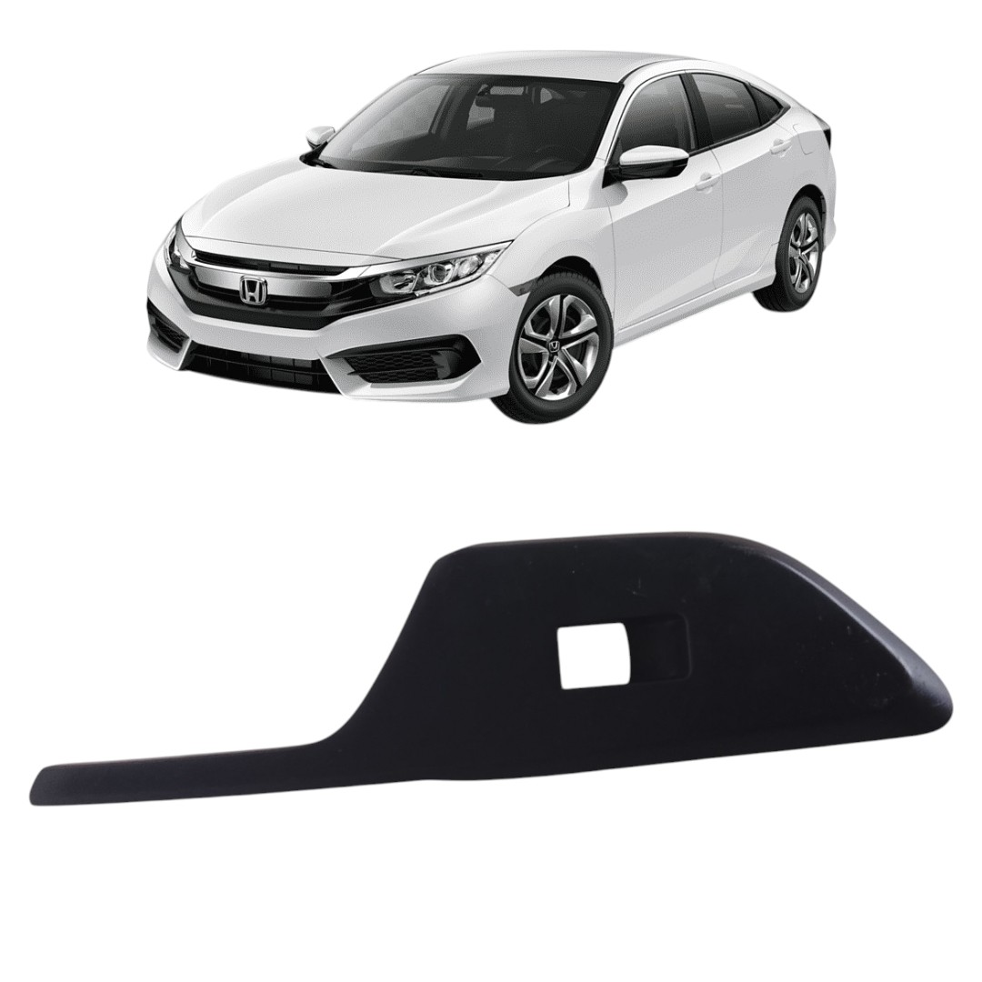 Moldura Botão Vidro Traseiro Direito Honda Civic G10 17/21