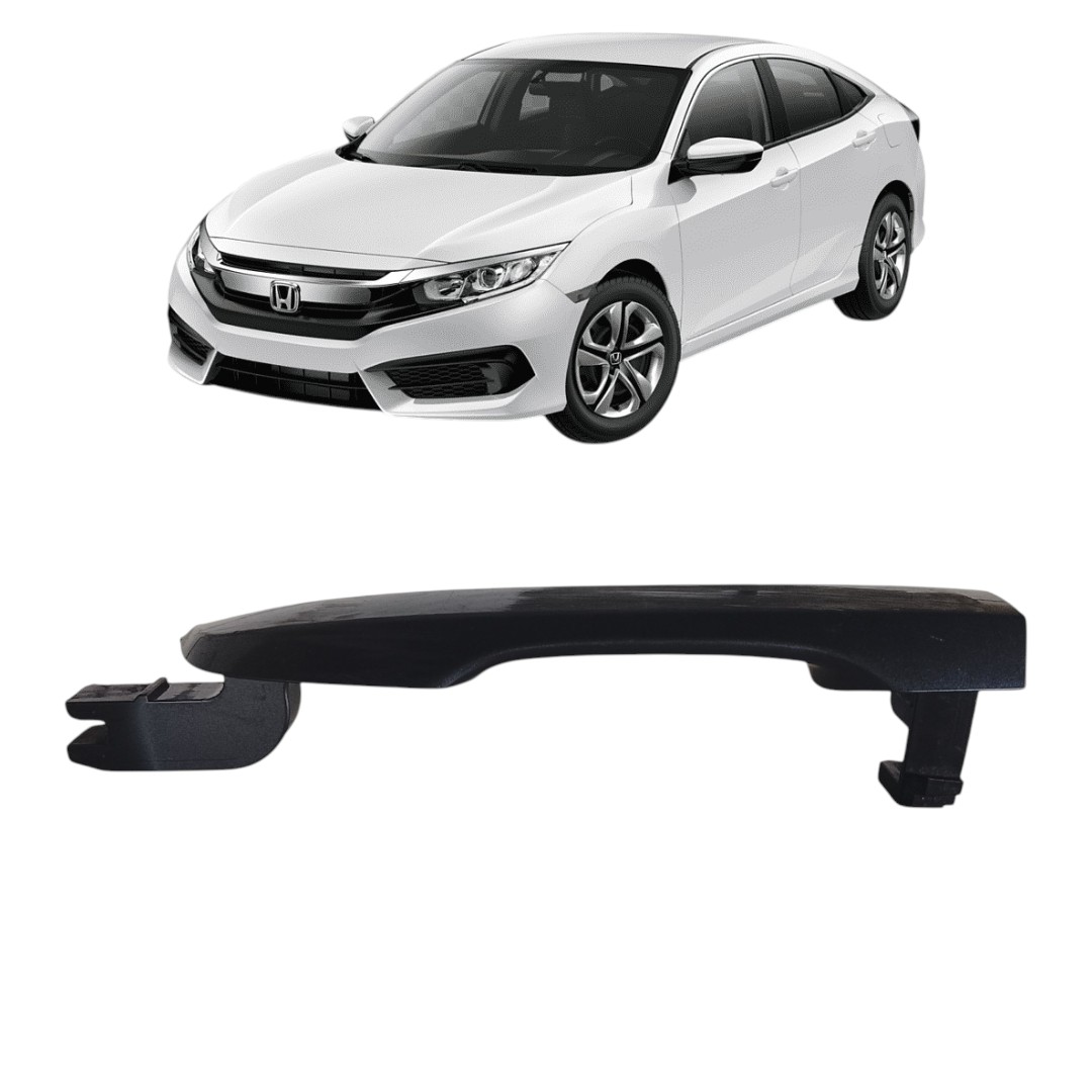 Maçaneta Externa D E C/detalhe Honda Civic G10 17/21 Preto Dianteira