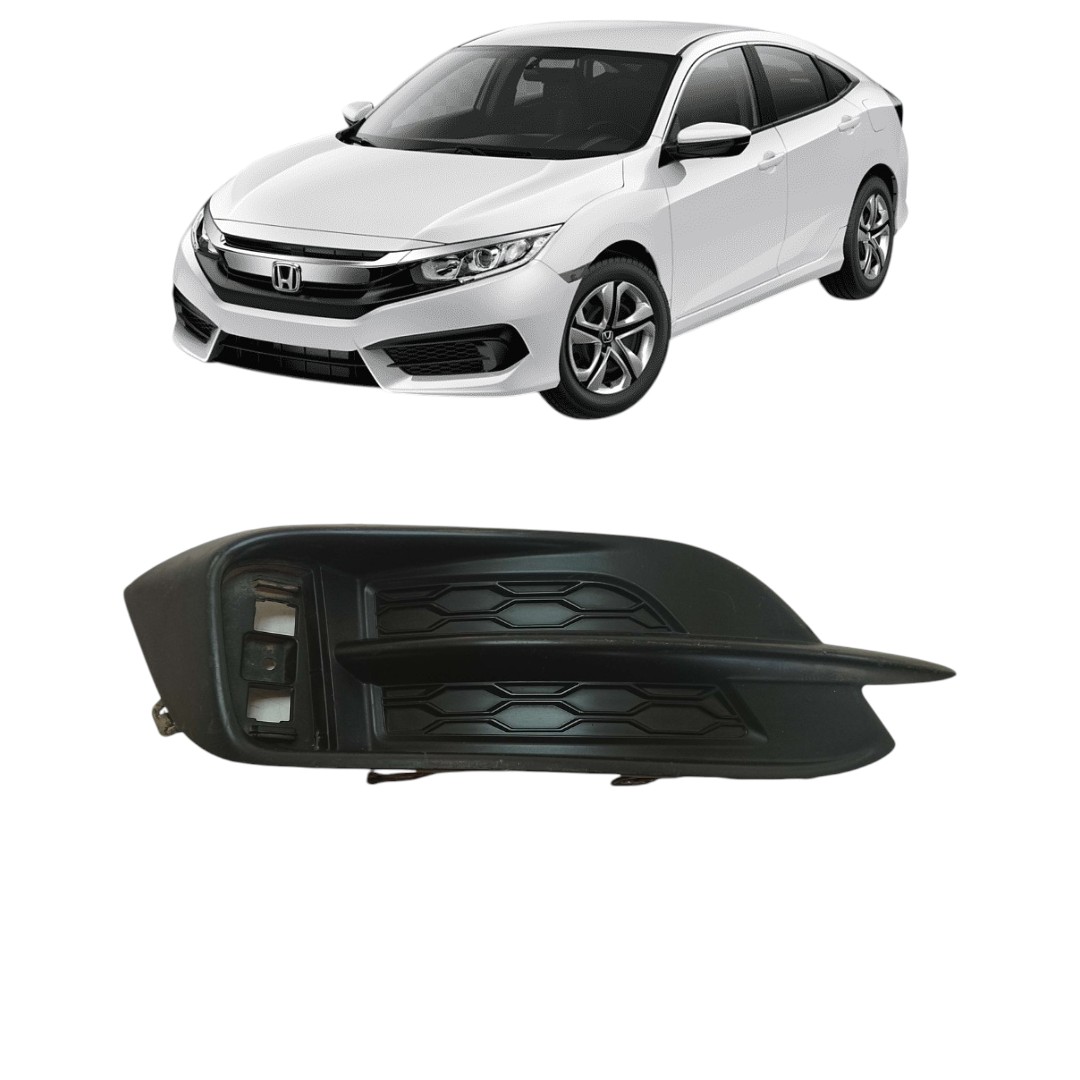 Moldura Parachoque Traseiro Direito Honda Civic G10 17/20