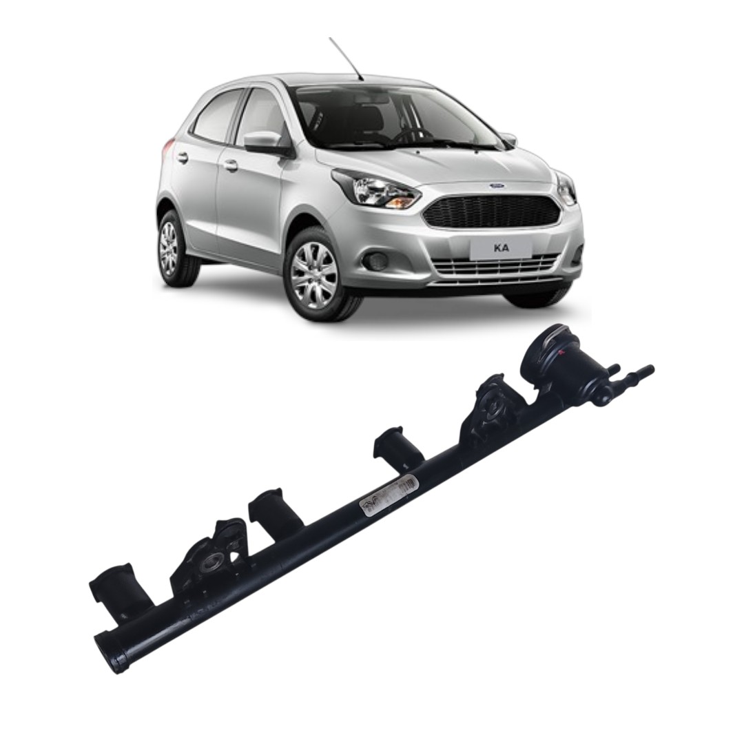 flauta bico injetor flex Ford Ka 1.0 2007 2012