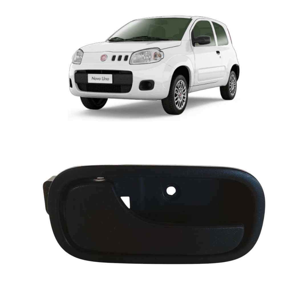 maçaneta interna dianteiro esquerdo Fiat uno Vivace 2013 2019