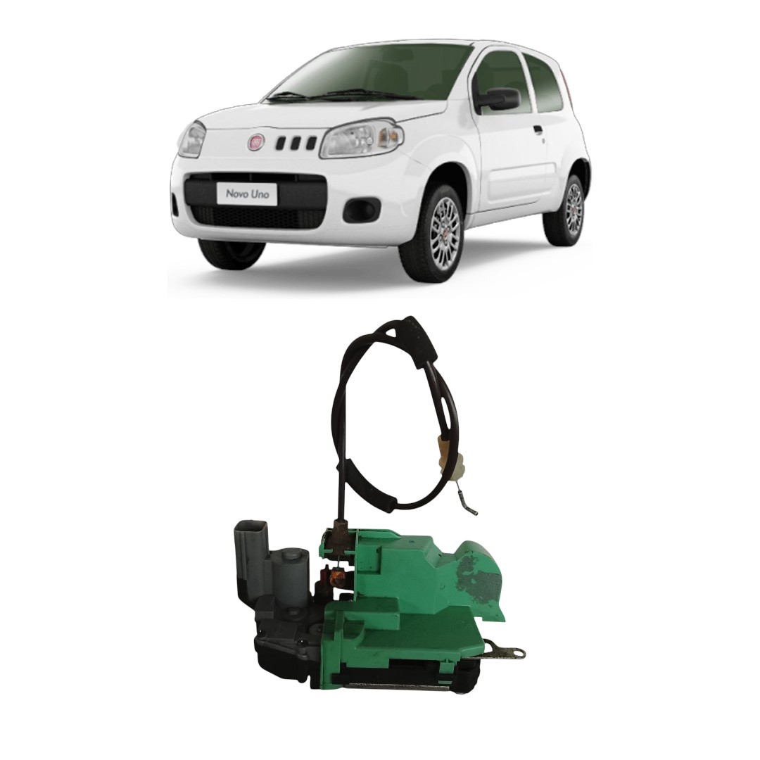 fechadura elétrica dianteira esquerda Fiat uno Vivace 2010 2015